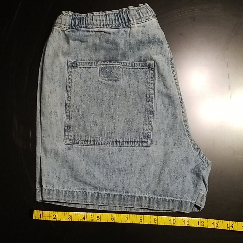 Drawstring Denim Shorts - Picture 3 of 5